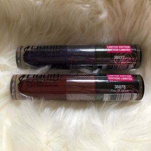 Wet n Wild Rebel Rose Liquid Lipstick x2